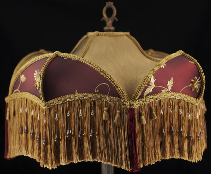 fringed lampshade TF10a