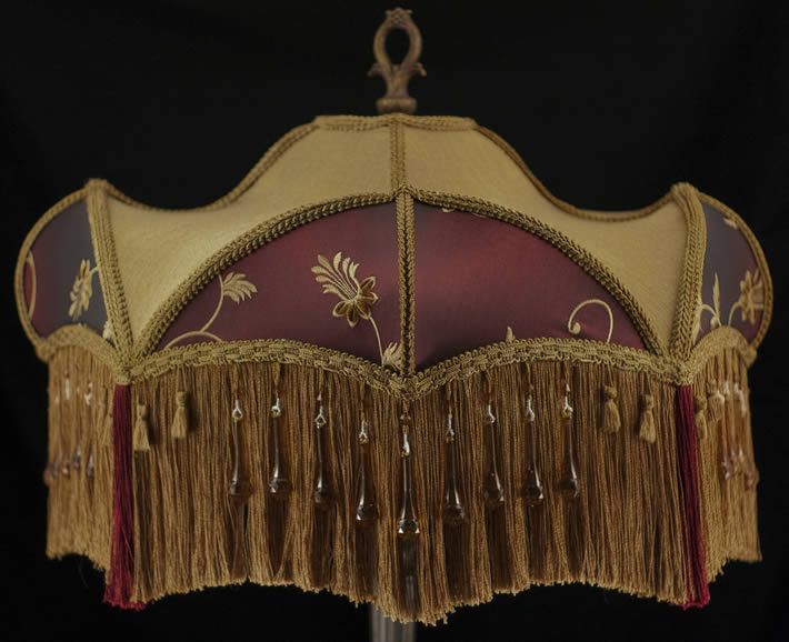 fringed lampshade TF10b