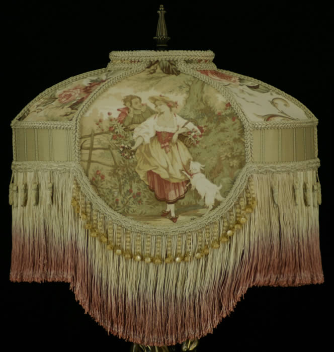 Fragonard Fabric Victorian Lampshade