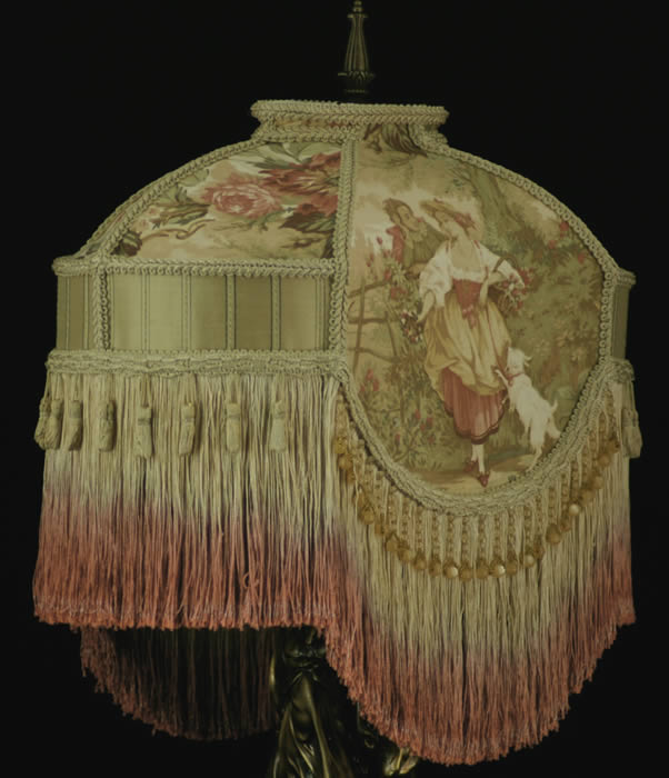 Fragonard Fabric Victorian Lampshade