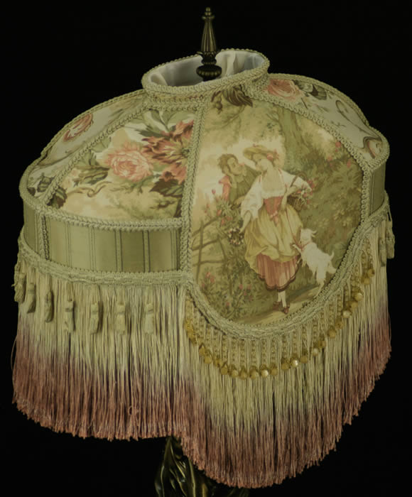 Fragonard Fabric Victorian Lampshade