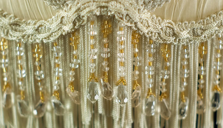 fringed lampshade TF5g