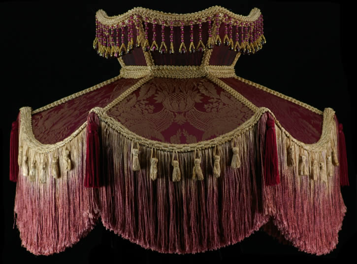 Plain Jane Shop Victorian Lampshade Queen Ann Photo 1