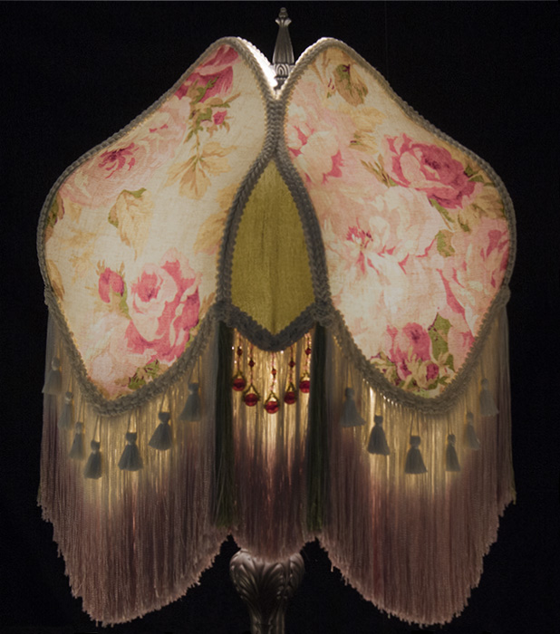 Victorian Lamp Shade TF39 Plain Jane Shop