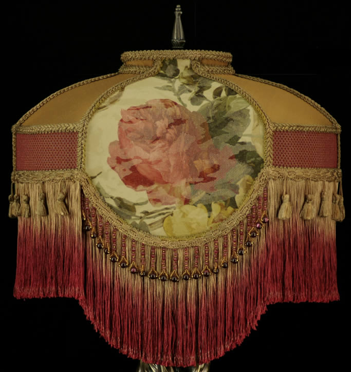 fringed lampshade TF7a