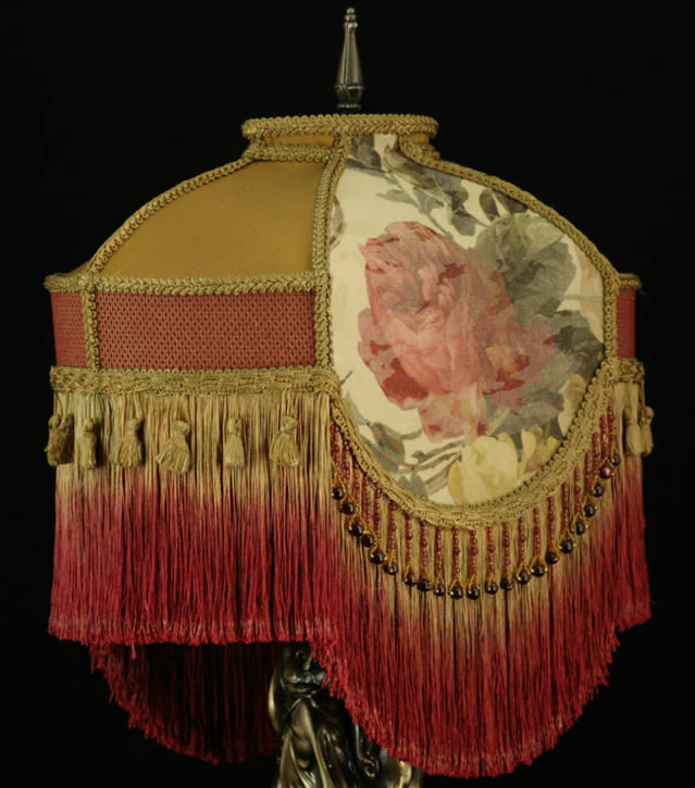 fringed lampshade TF7b