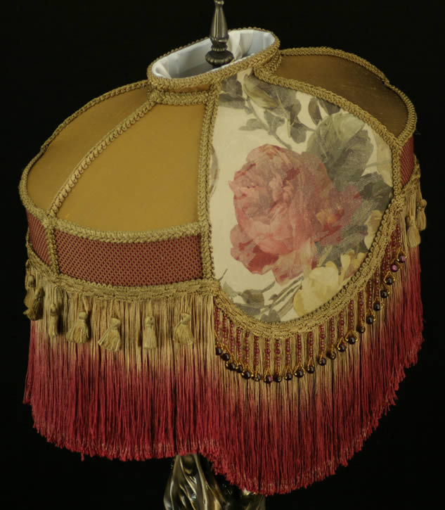 fringed lampshade TF7c