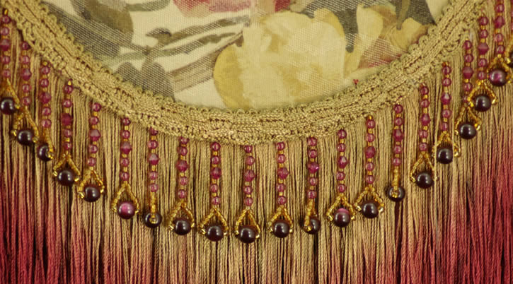 fringed lampshade TF7d